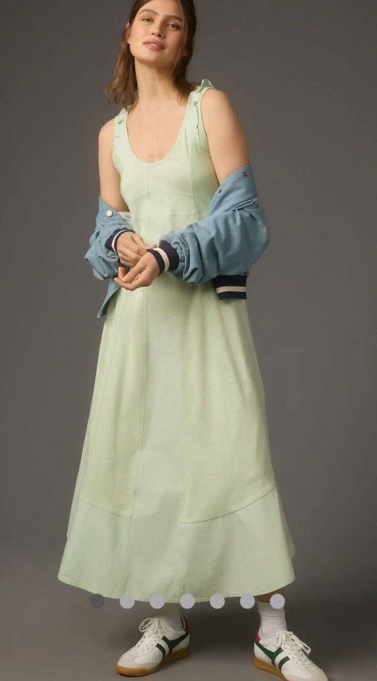 Anthropologie | Daily Practice by Back Detail Maxi Dress sz L